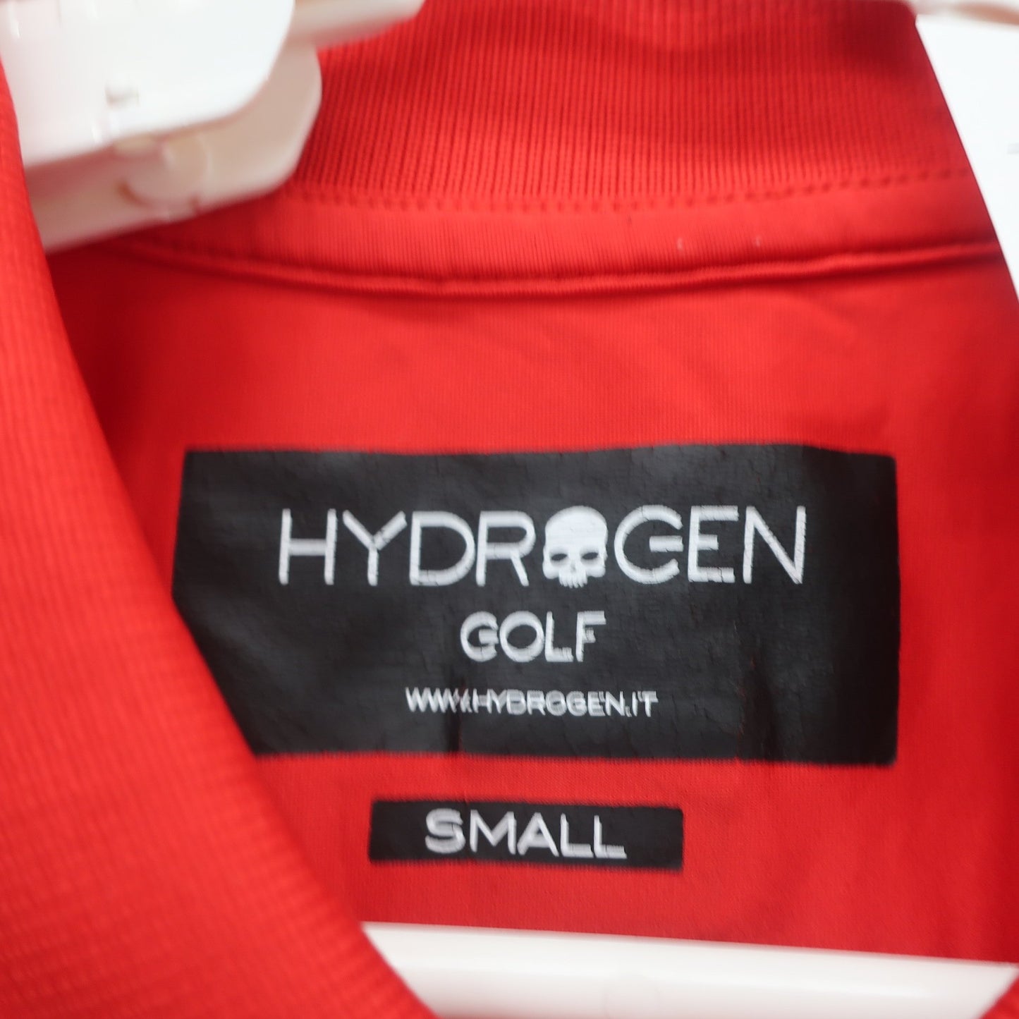 HYDROGEN(ハイドロゲン) ポロシャツ 赤 メンズ SMALL B