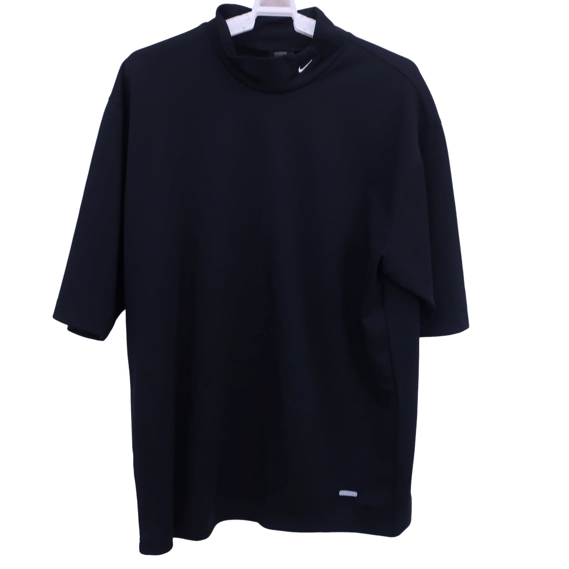 NIKE GOLF(ナイキゴルフ) 半袖モックネックシャツ 黒 メンズ LGG A