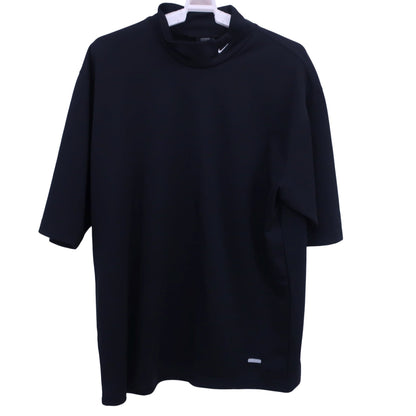 NIKE GOLF(ナイキゴルフ) 半袖モックネックシャツ 黒 メンズ LGG A
