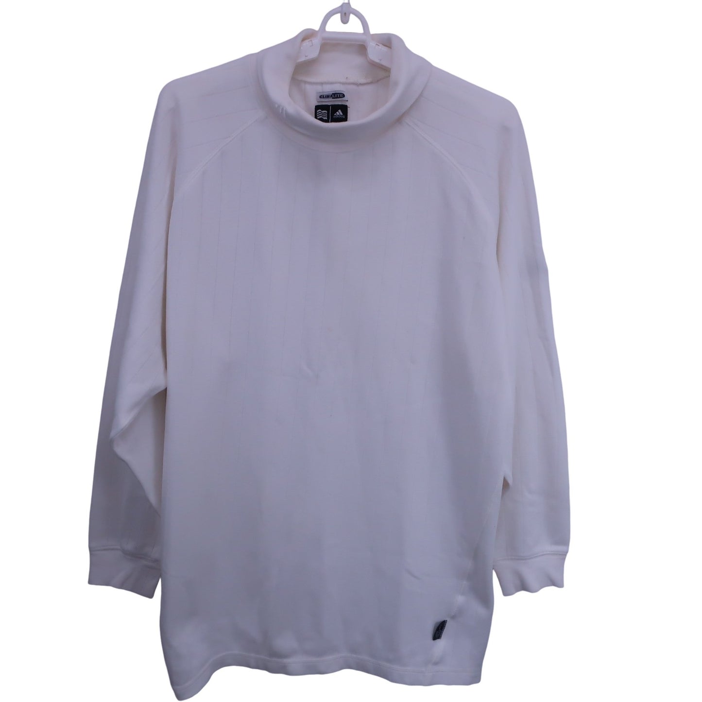 adidas(アディダス) 長袖ハイネックシャツ 白 メンズ L/G B