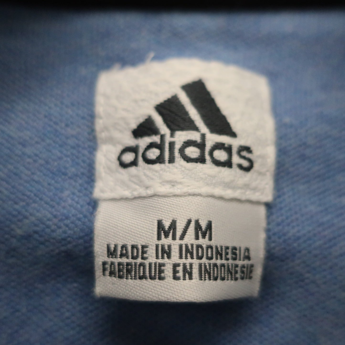 adidas(アディダス) ポロシャツ 水色ボーダー メンズ M/M A