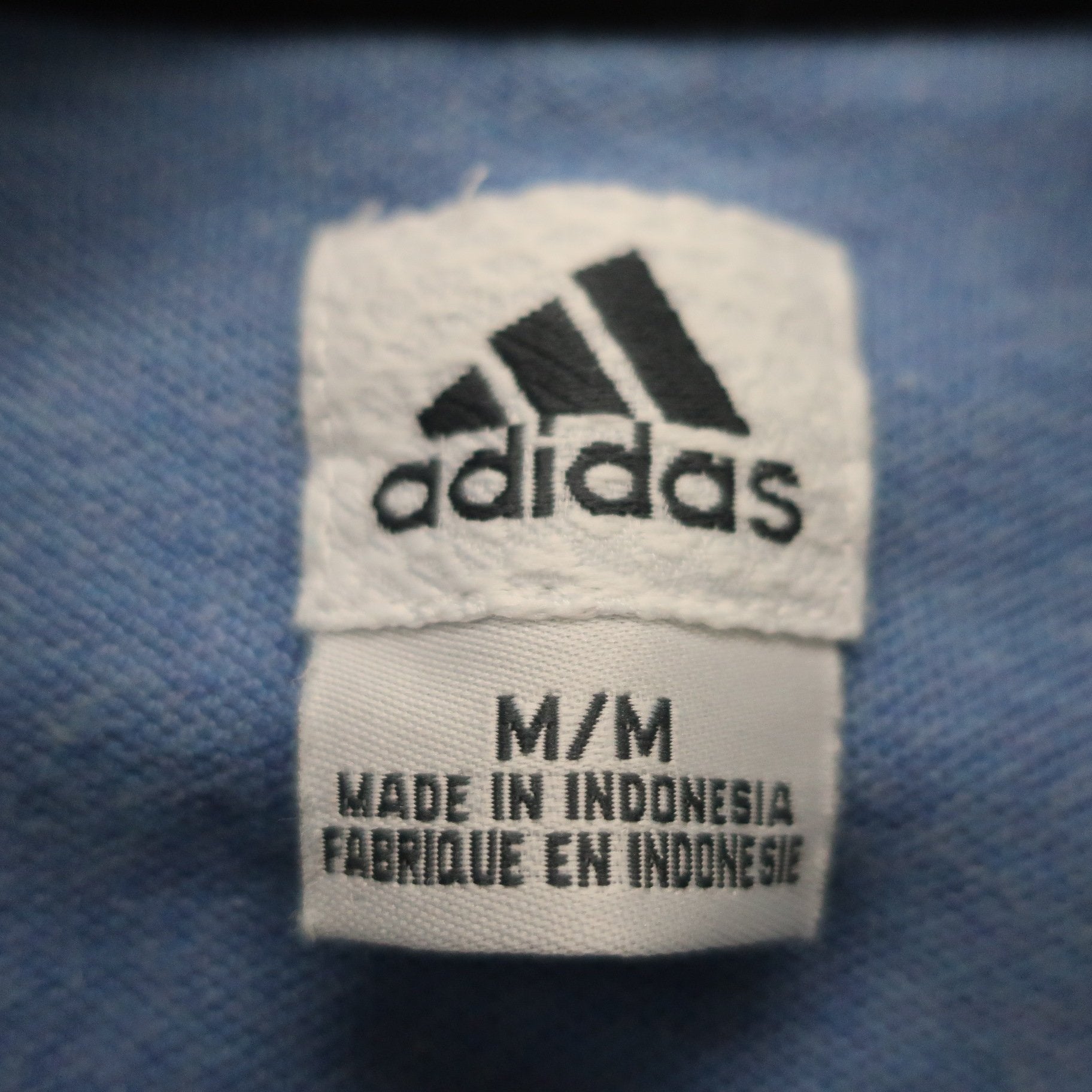 adidas(アディダス) ポロシャツ 水色ボーダー メンズ M/M A