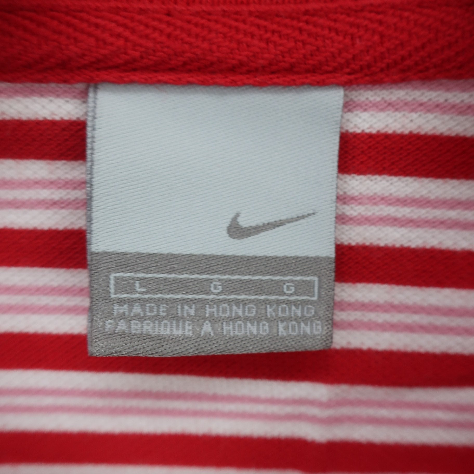 NIKE GOLF(ナイキゴルフ) ポロシャツ 赤ボーダー メンズ LGG A