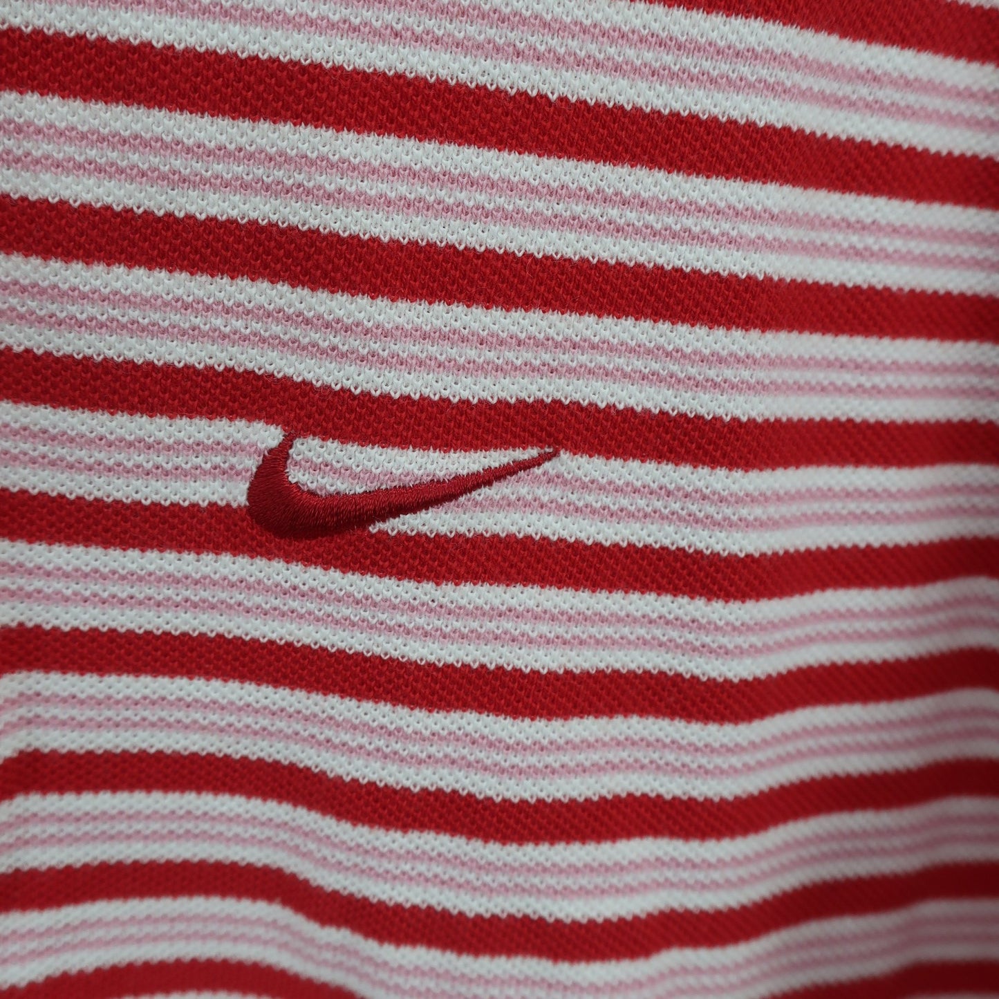 NIKE GOLF(ナイキゴルフ) ポロシャツ 赤ボーダー メンズ LGG A