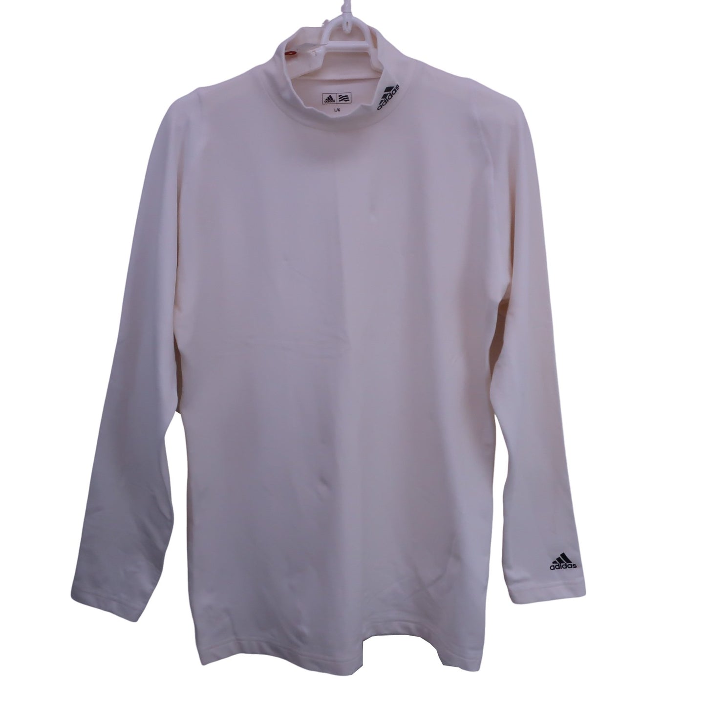 adidas(アディダス) 長袖ハイネックシャツ 白 メンズ L/G A