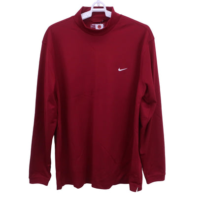 NIKE GOLF(ナイキゴルフ) 長袖モックネックシャツ ワインレッド メンズ LGG A