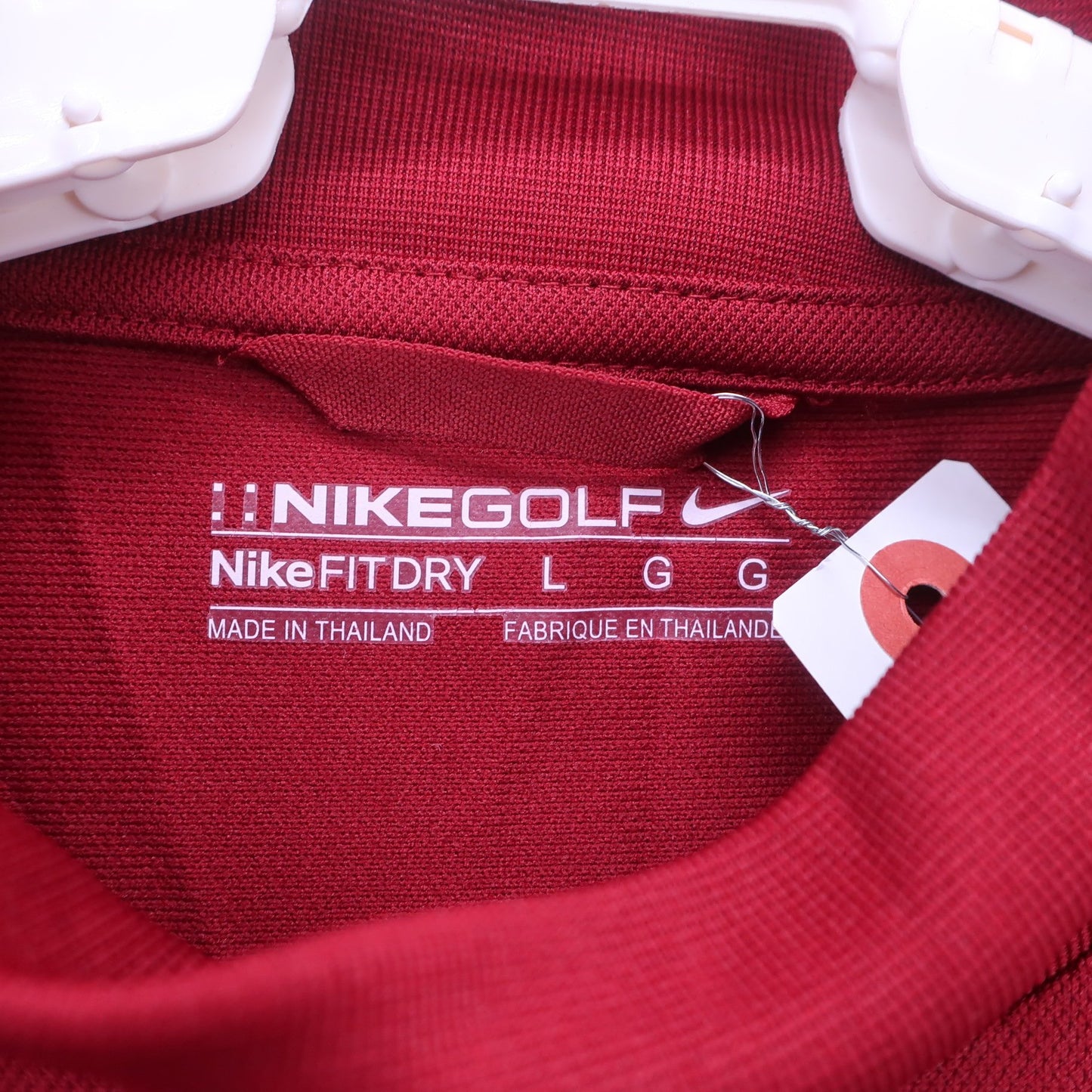 NIKE GOLF(ナイキゴルフ) 長袖モックネックシャツ ワインレッド メンズ LGG A