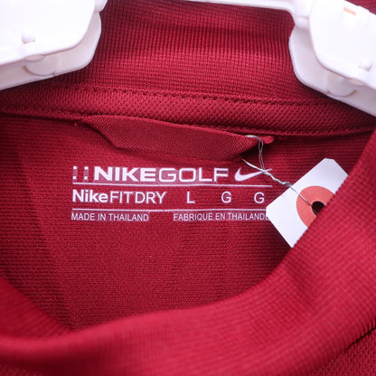 NIKE GOLF(ナイキゴルフ) 長袖モックネックシャツ ワインレッド メンズ LGG A