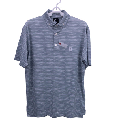 FOOTJOY(フットジョイ) ポロシャツ グレー総柄 メンズ L A