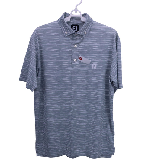 FOOTJOY(フットジョイ) ポロシャツ グレー総柄 メンズ L A