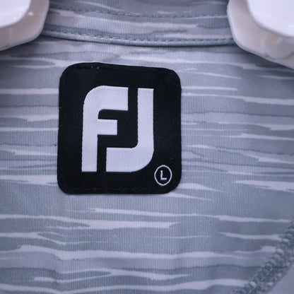 FOOTJOY(フットジョイ) ポロシャツ グレー総柄 メンズ L A
