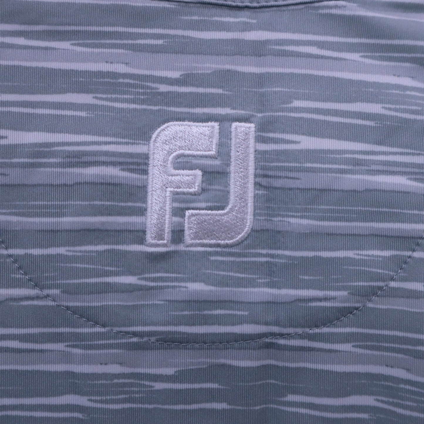 FOOTJOY(フットジョイ) ポロシャツ グレー総柄 メンズ L A