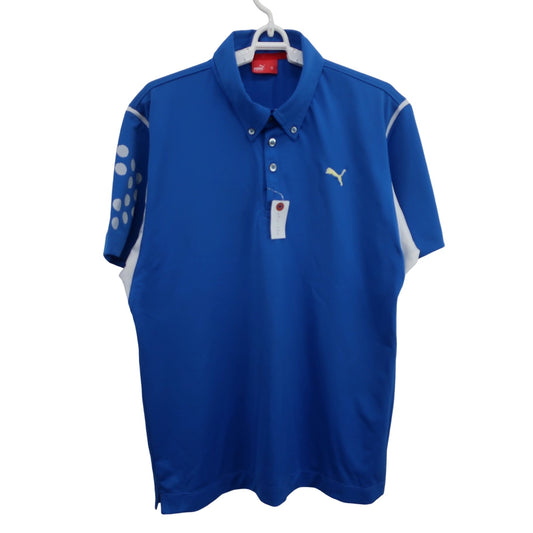 PUMA GOLF(プーマゴルフ) ポロシャツ 青 メンズ O A