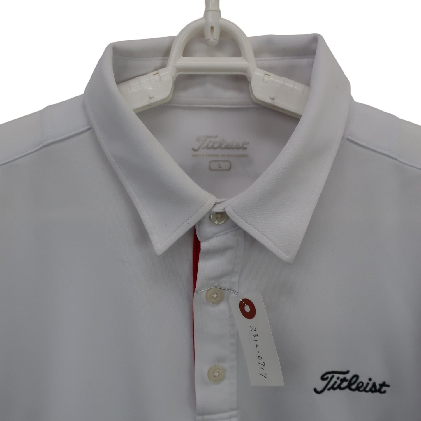 Titleist(タイトリスト) ポロシャツ 白 メンズ L B