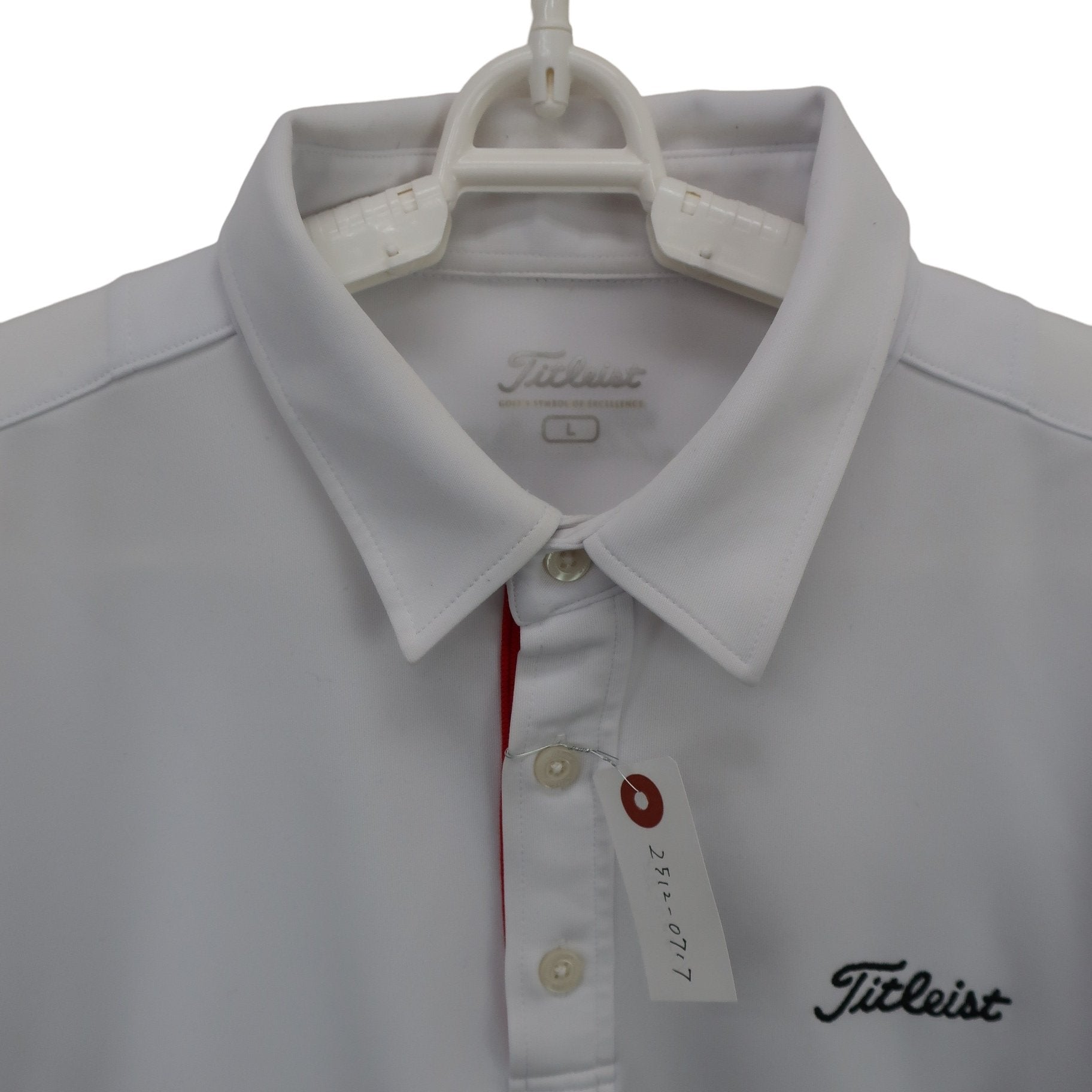 Titleist(タイトリスト) ポロシャツ 白 メンズ L B