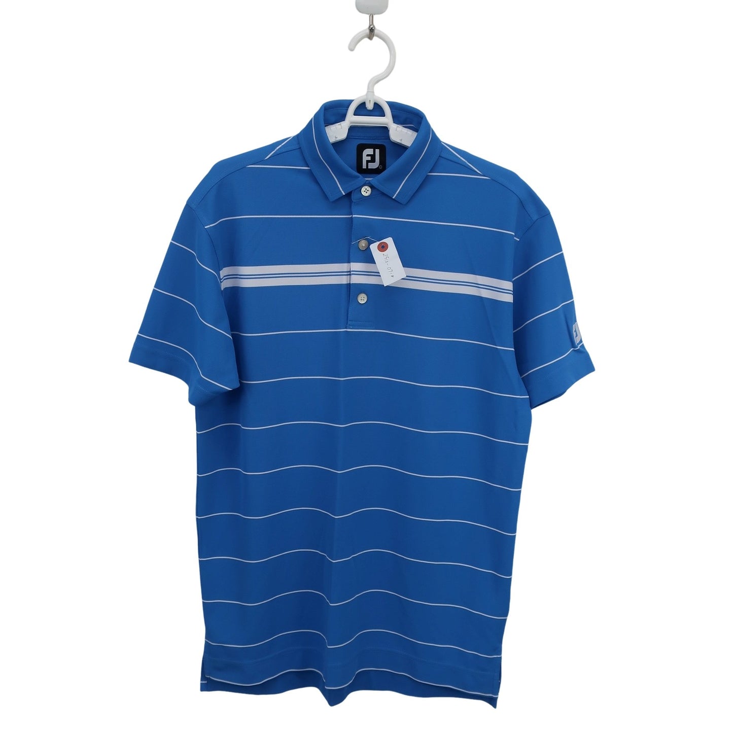 FOOTJOY(フットジョイ) ポロシャツ 青白ボーダー メンズ L A