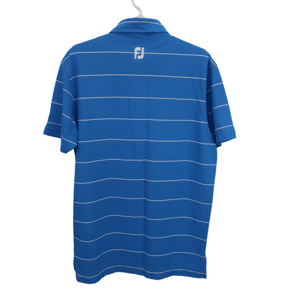 FOOTJOY(フットジョイ) ポロシャツ 青白ボーダー メンズ L A