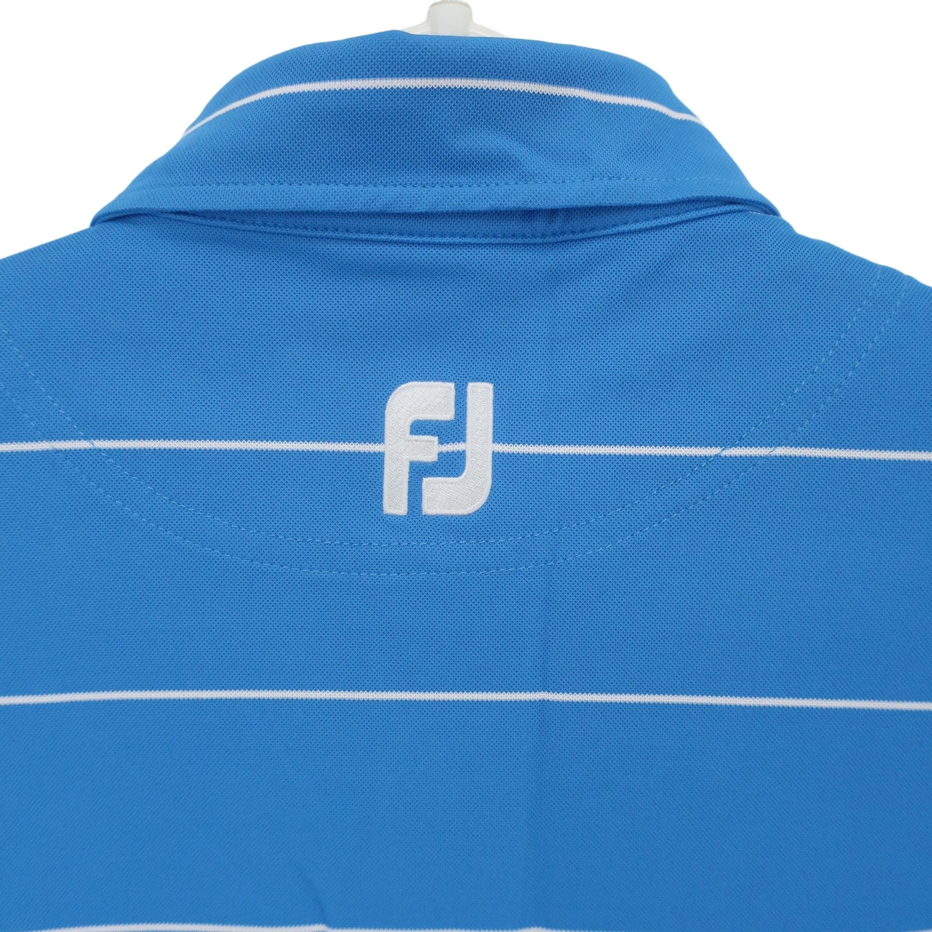 FOOTJOY(フットジョイ) ポロシャツ 青白ボーダー メンズ L A