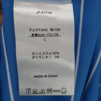 FOOTJOY(フットジョイ) ポロシャツ 青白ボーダー メンズ L A