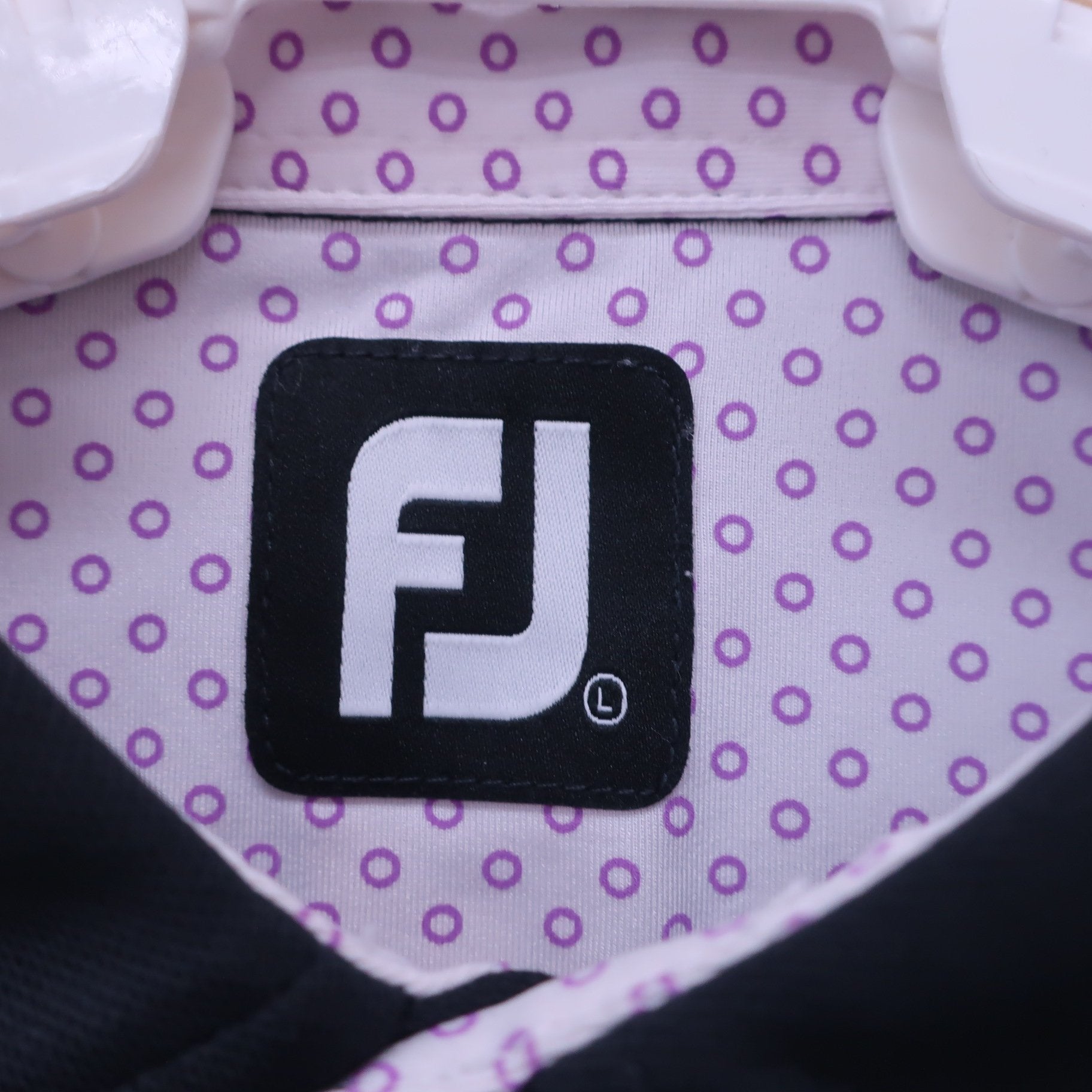 FOOTJOY(フットジョイ) ポロシャツ 黒 メンズ L A
