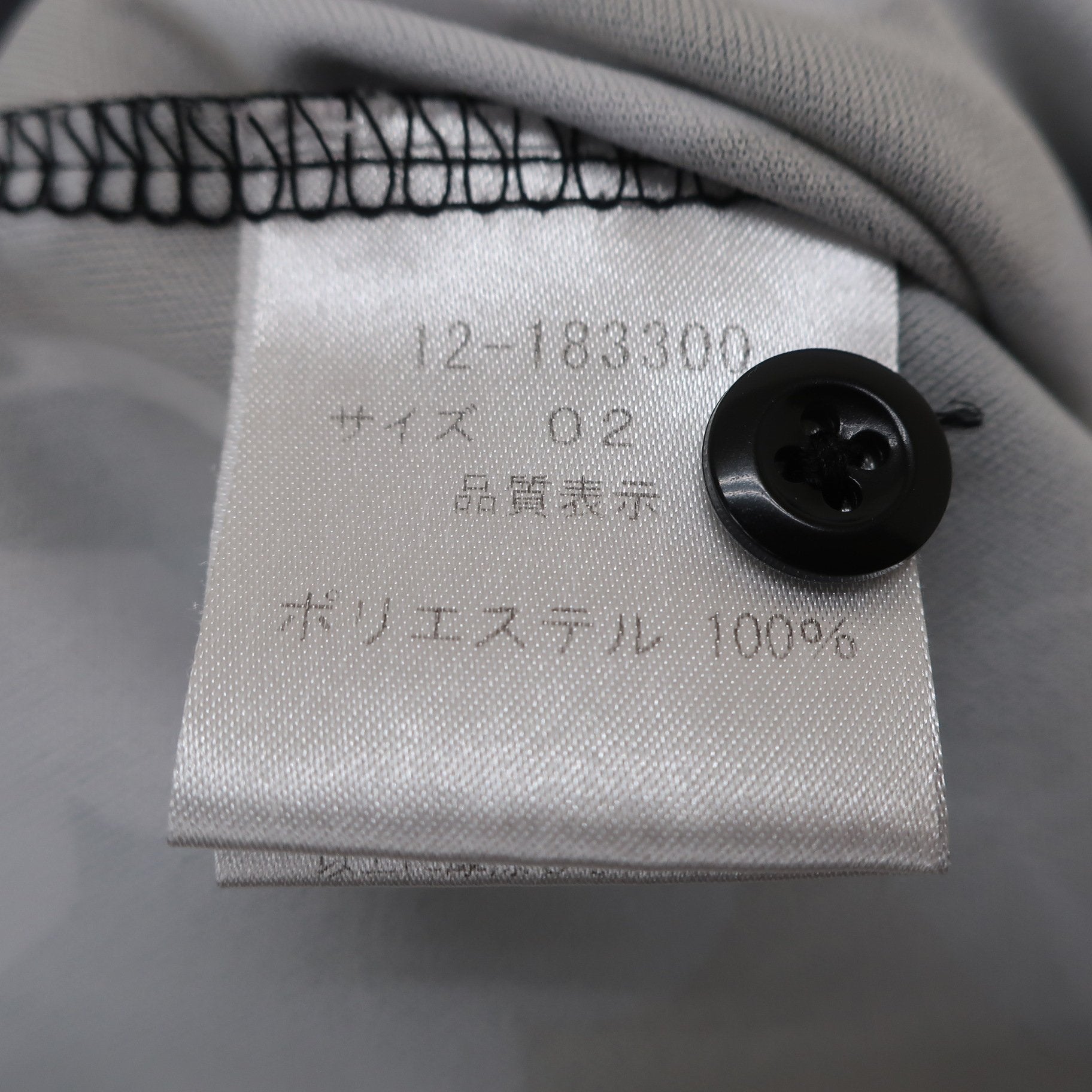 ROCK DUDE(ロックデュード) ポロシャツ 黒白総柄 レディース 2 12-183300 A