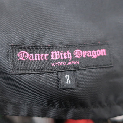 Dance With Dragon(ダンスウィズドラゴン) ショートパンツ 黒系総柄 レディース 2 D2-425303 B