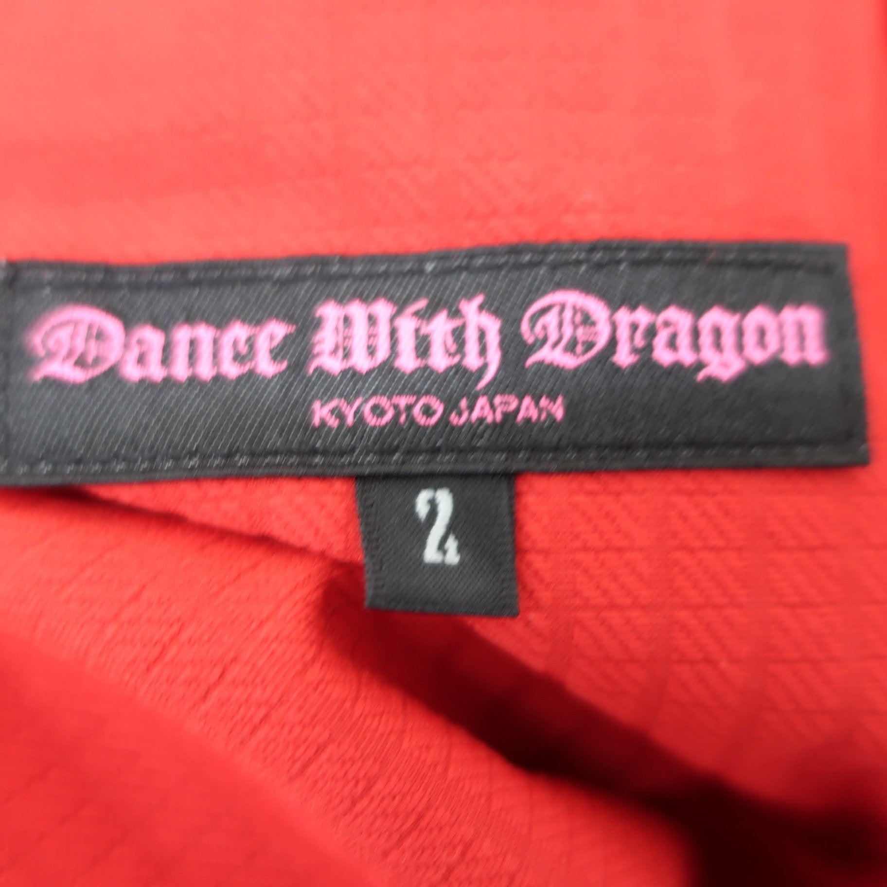Dance With Dragon(ダンスウィズドラゴン) キュロットスカート 赤 レディース 2 D2-424300 A