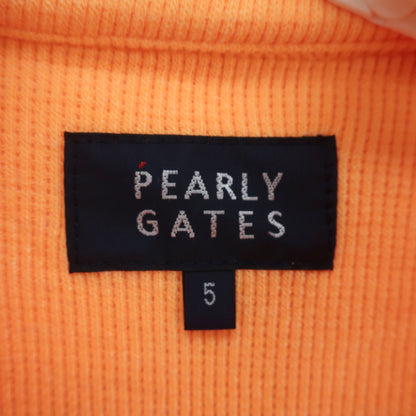 PEARLY GATES(パーリーゲイツ) 長袖ポロシャツ オレンジ メンズ 5 053-5161001 A