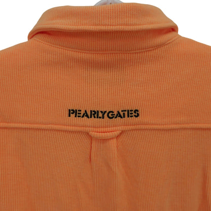 PEARLY GATES(パーリーゲイツ) 長袖ポロシャツ オレンジ メンズ 5 053-5161001 A