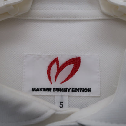 MASTER BUNNY EDITION(マスターバニーエディション) 長袖ポロシャツ 白 メンズ 5 758-0261901 A