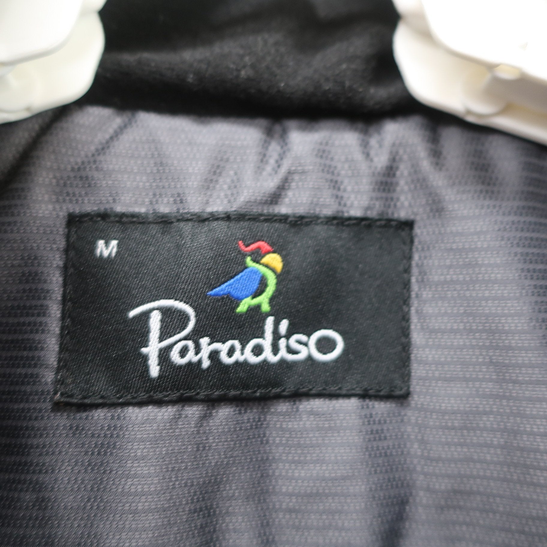 Paradiso(パラディーゾ) フルジップナイロンジャケット 黒 メンズ M A