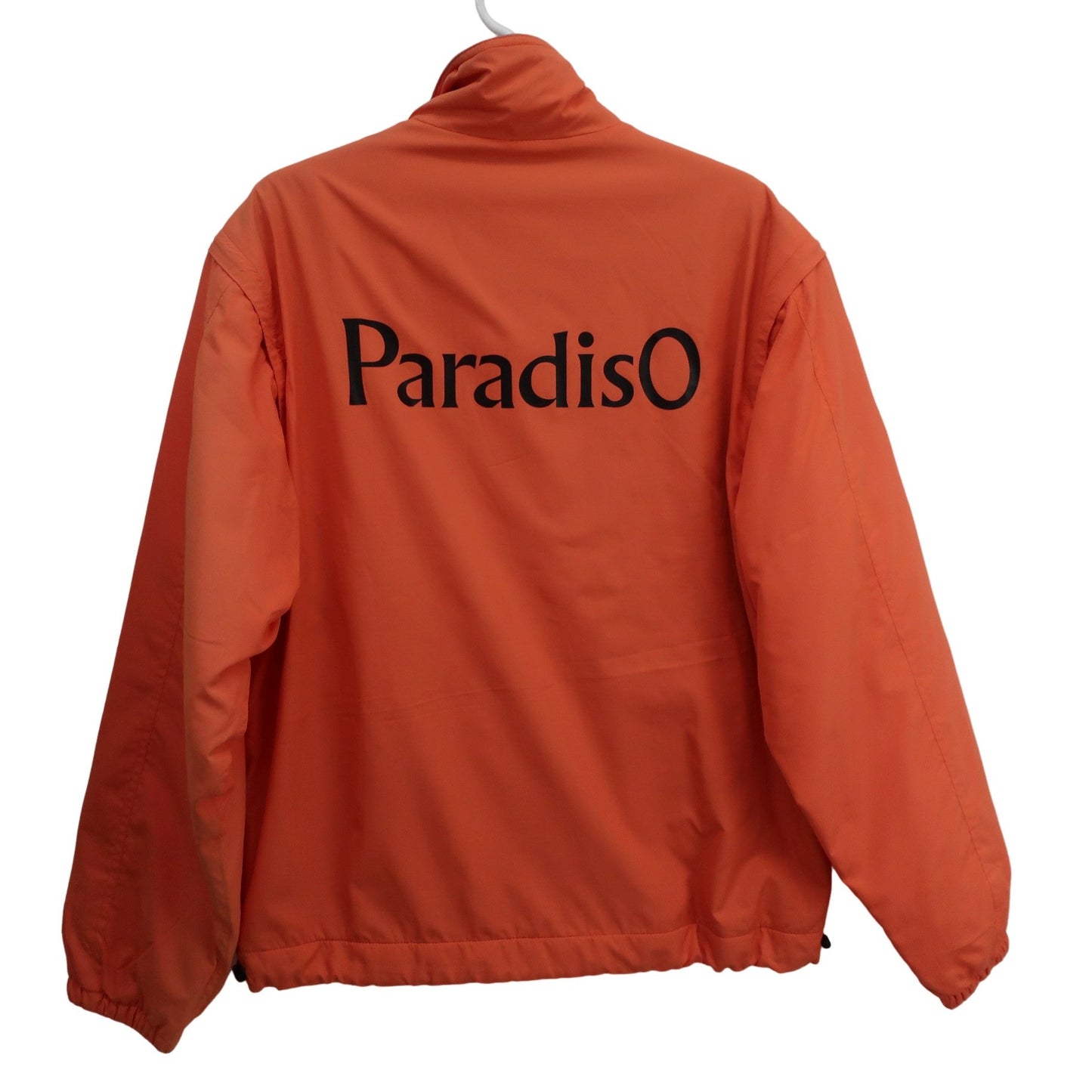 Paradiso(パラディーゾ) リバーシブルフルジップナイロンジャケット オレンジ / モスグリーン メンズ M A