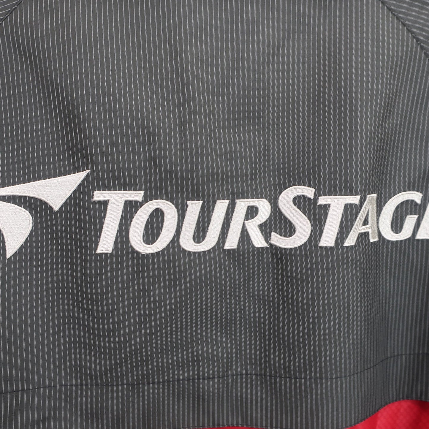 TOURSTAGE(ツアーステージ) リバーシブルフルジップナイロンジャケット 赤 / 黒 メンズ M A