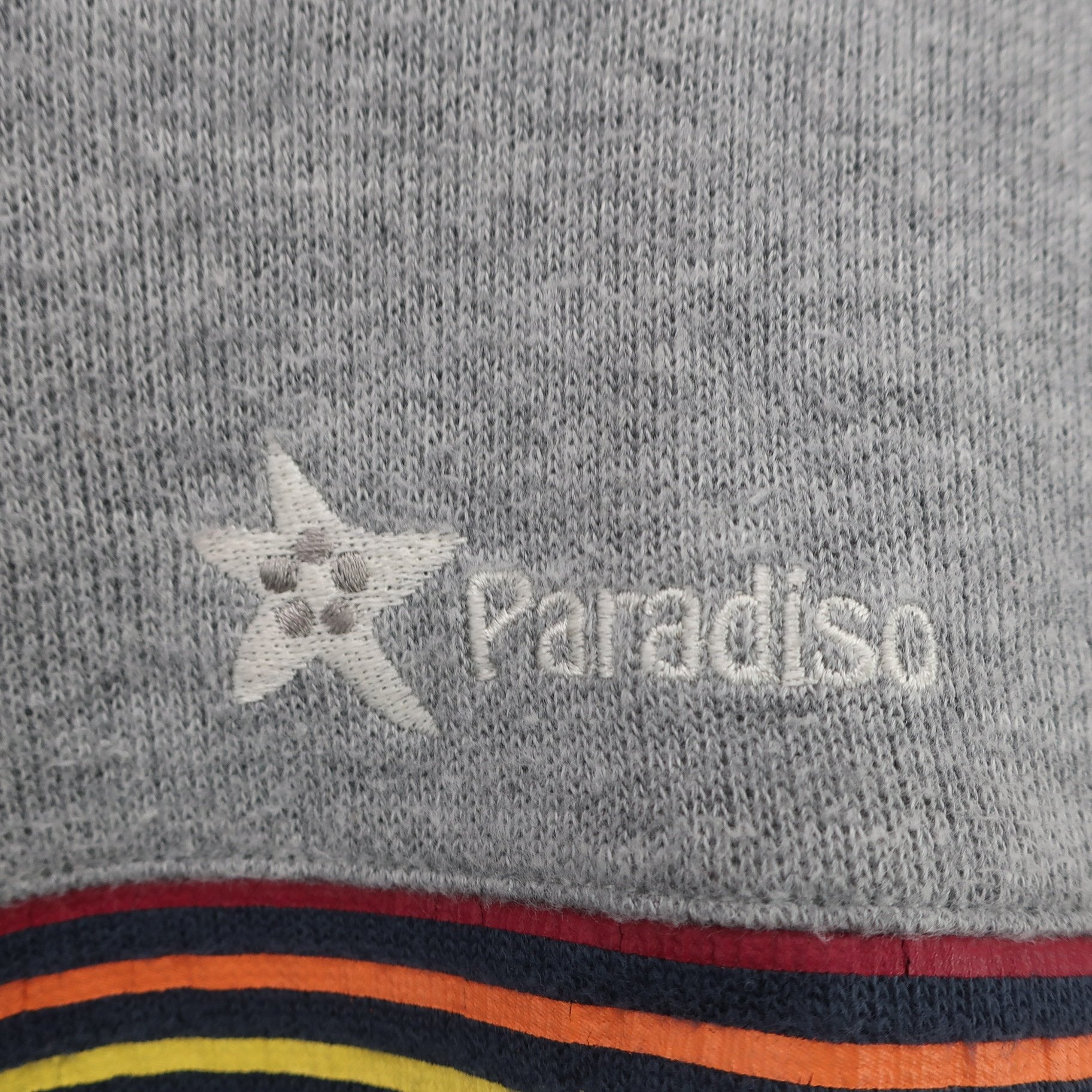 Paradiso(パラディーゾ) ハーフジップトレーナー グレーネイビー メンズ M B