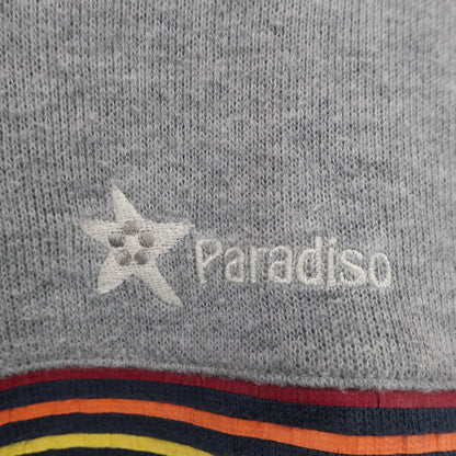 Paradiso(パラディーゾ) ハーフジップトレーナー グレーネイビー メンズ M B