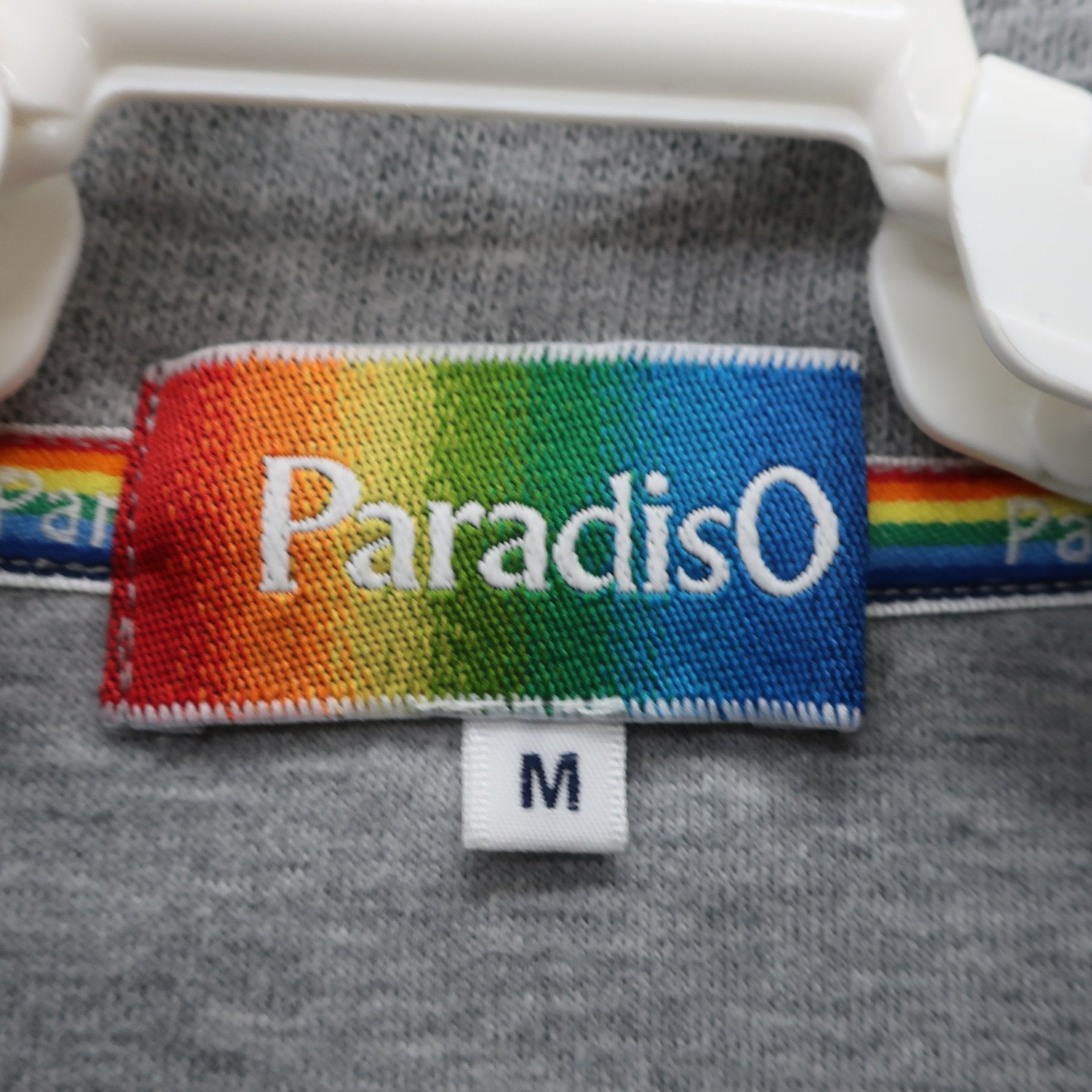 Paradiso(パラディーゾ) ハーフジップトレーナー グレーネイビー メンズ M B