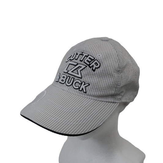 CUTTER&BUCK(カッター＆バック) キャップ 白グレーストライプ メンズ フリーサイズ A