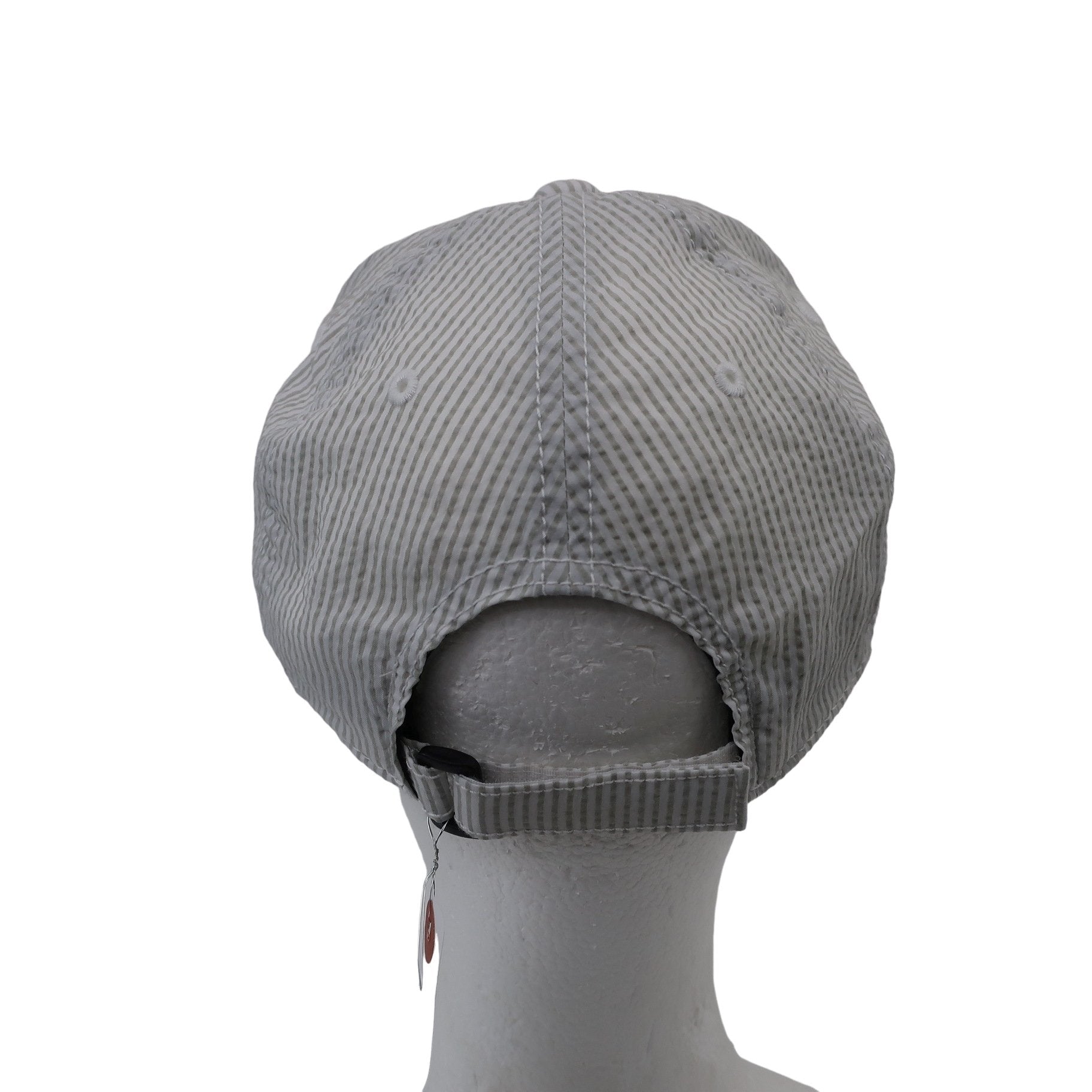 CUTTER&BUCK(カッター＆バック) キャップ 白グレーストライプ メンズ フリーサイズ A