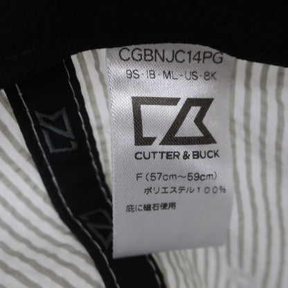 CUTTER&BUCK(カッター＆バック) キャップ 白グレーストライプ メンズ フリーサイズ A