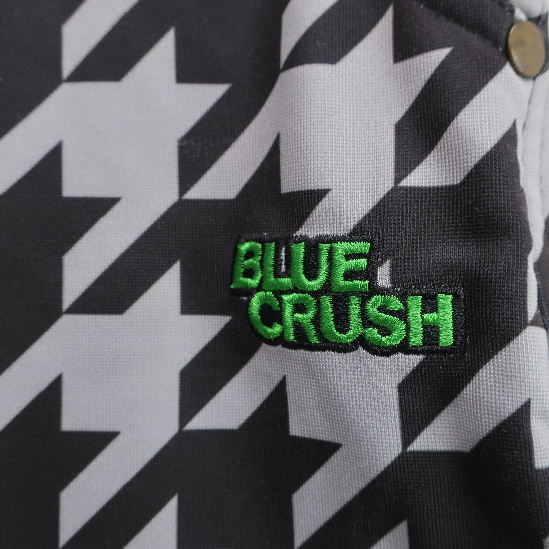 BLUE CRUSH(ブルークラッシュ) ハーフパンツ グレー黒千鳥柄 メンズ M A