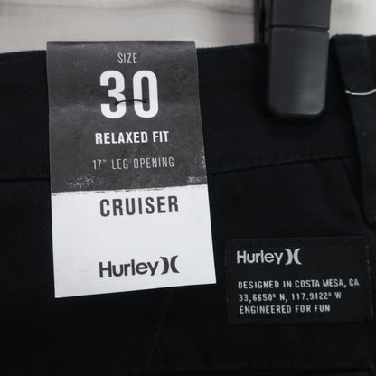 Hurley パンツ 黒 メンズ 30 N
