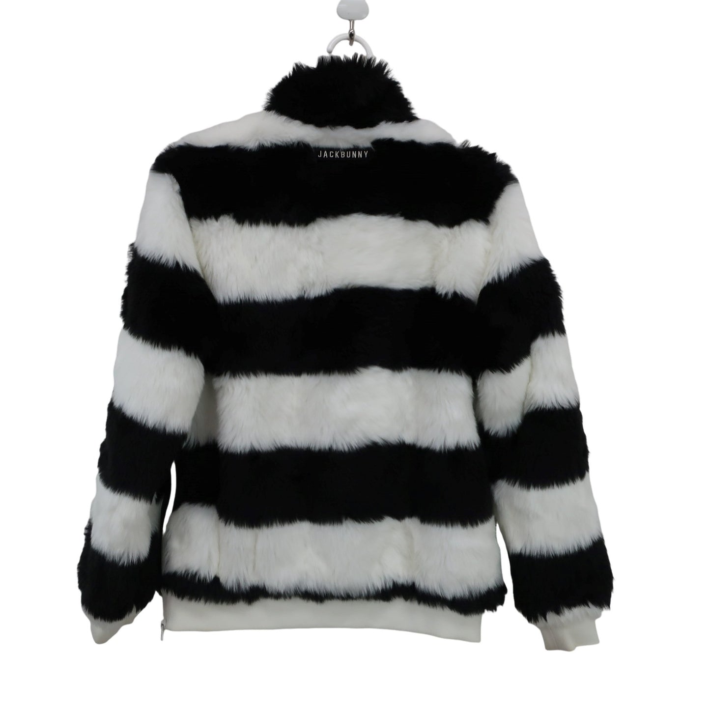 Jack Bunny(ジャックバニー) ボアジャケット&スカート セットアップ 白黒 レディース 1 263-8220114 / 263-8234116 A