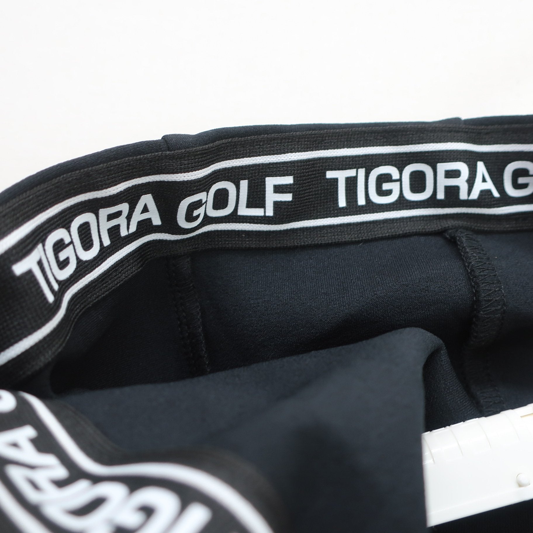TIGORA(ティゴラ) 半袖パーカー 黒白 レディース L A