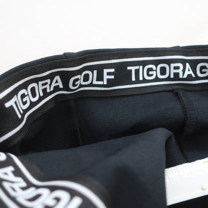 TIGORA(ティゴラ) 半袖パーカー 黒白 レディース L A