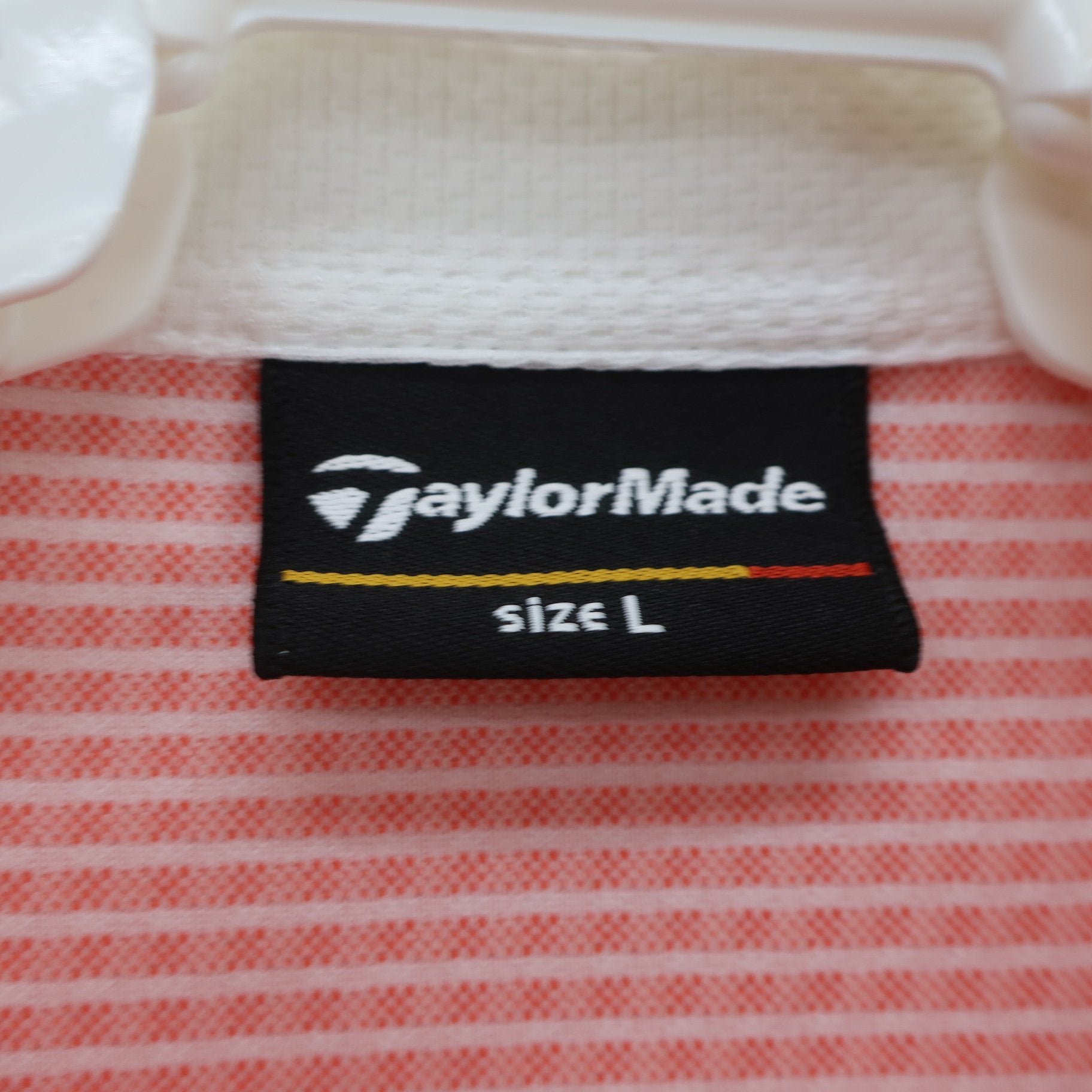 TaylorMade(テーラーメイド) ポロシャツ ピンク系チェック レディース L A