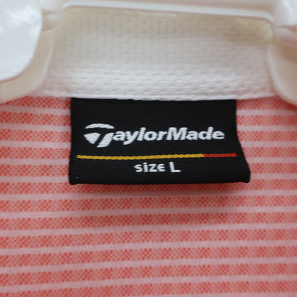 TaylorMade(テーラーメイド) ポロシャツ ピンク系チェック レディース L A