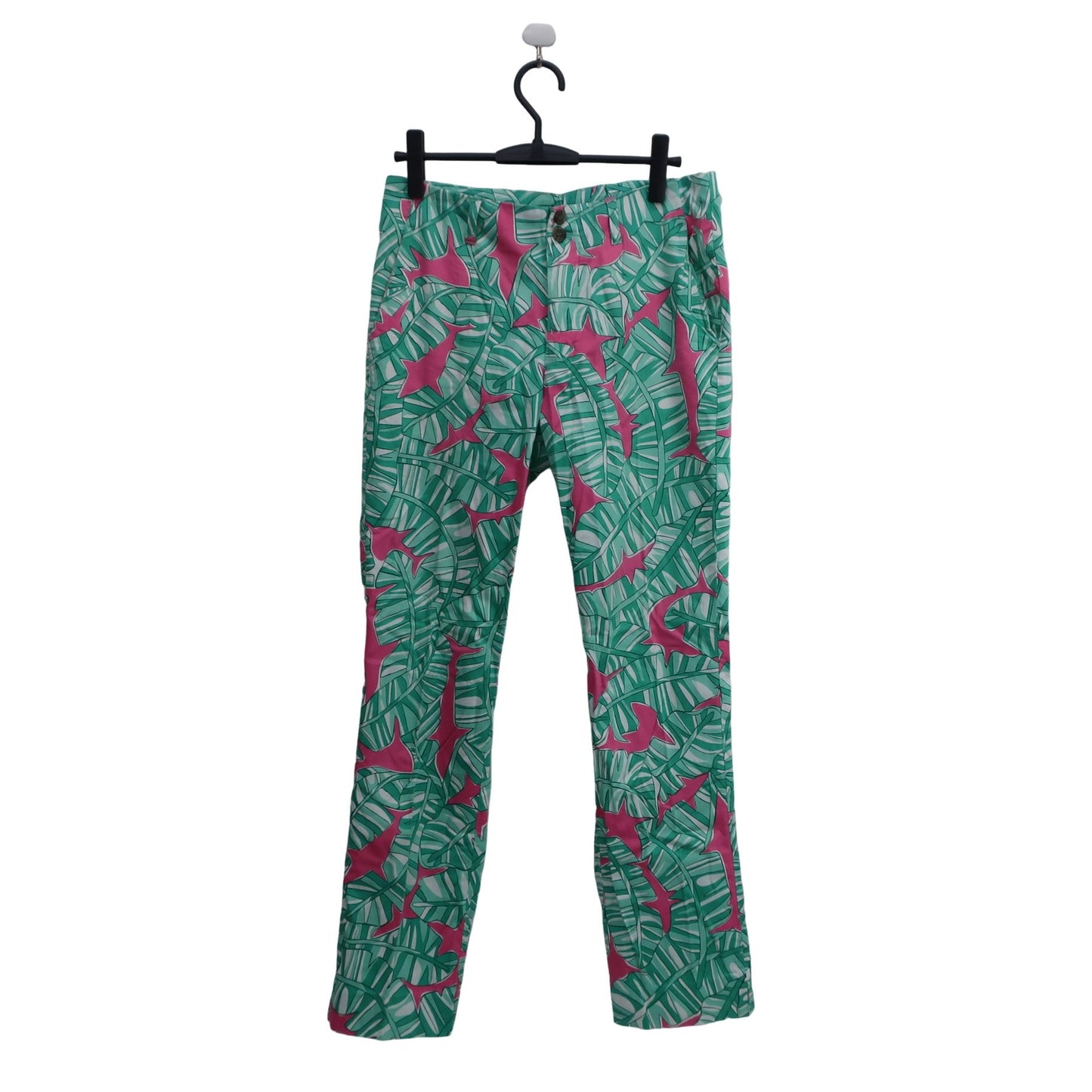 LOUDMOUTH(ラウドマウス) パンツ 緑系総柄 レディース 32×32L B