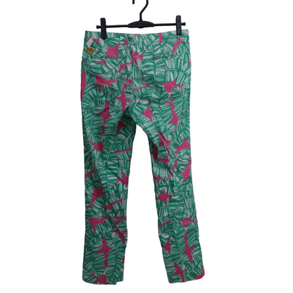 LOUDMOUTH(ラウドマウス) パンツ 緑系総柄 レディース 32×32L B