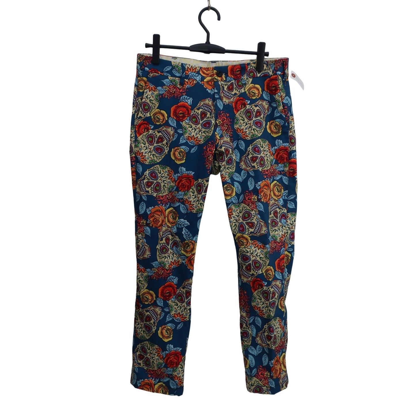 LOUDMOUTH(ラウドマウス) パンツ 青系総柄 レディース L A