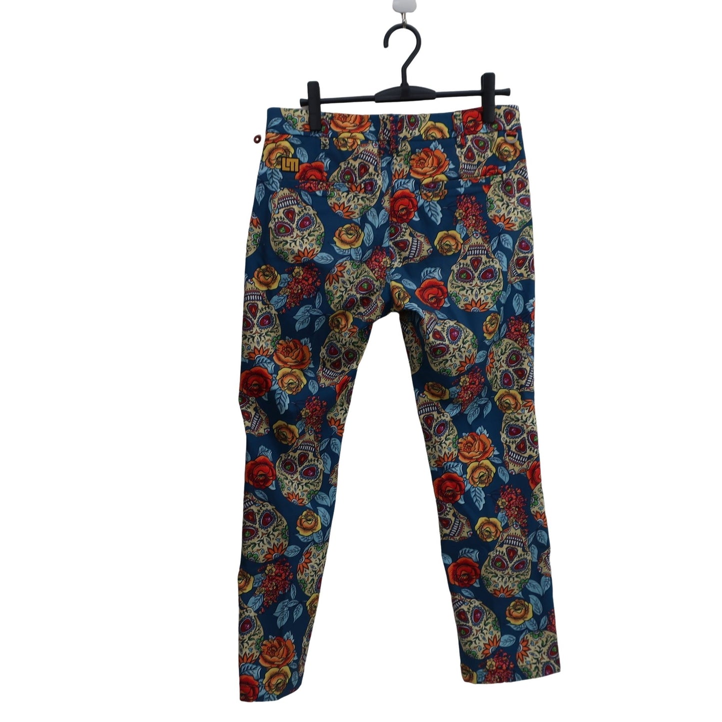 LOUDMOUTH(ラウドマウス) パンツ 青系総柄 レディース L A